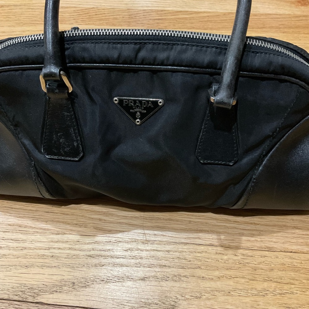 PRADA Handbag Vintage Nylon/Leather - Picture 10 of 15